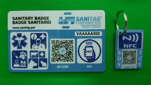 Sanitag badge